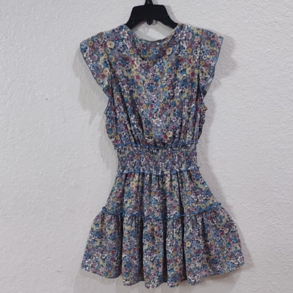 Altar'd State Floral Ruffle Sleeve Dress - Picture 7 of 15